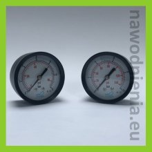 Manometr suchy, POZIOMY 1 / 4" (do 6 bar / do 10 bar)
