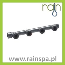 Kolektor Rain PVC wielu portów system 4: GZ x 4 porty 1" GW